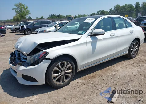 2015 Mercedes-Benz C 300 4Matic from USA, damaged, VIN 55SWF4KB1FU081825